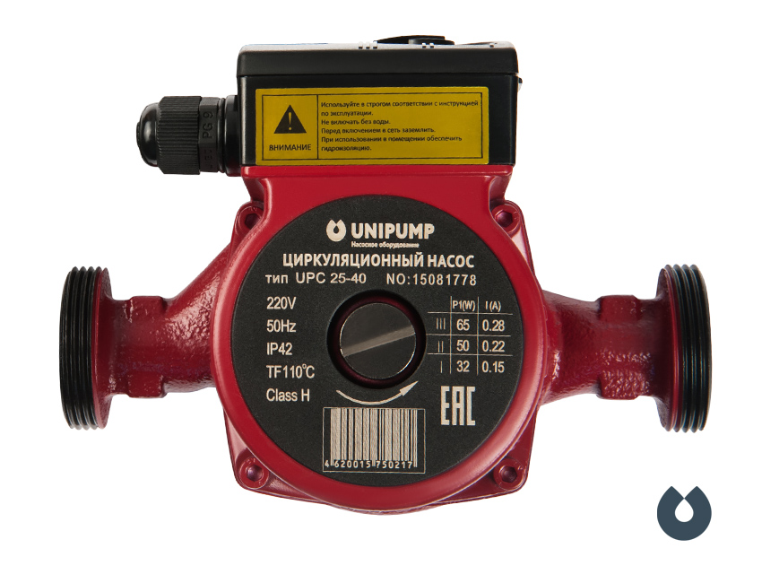 Циркуляционный насос UNIPUMP UPC 32-80
