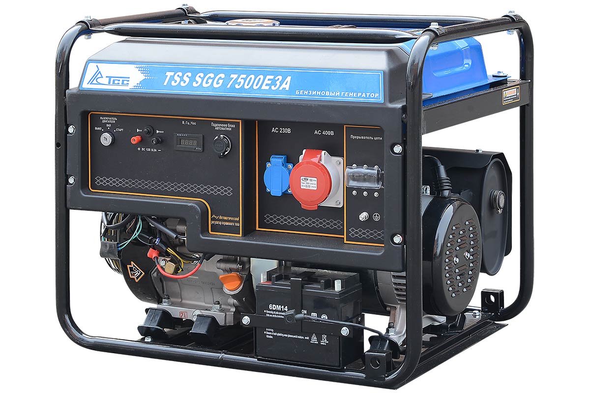 Бензогенератор TSS SGG 7500Е3A с АВР
